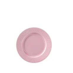 Lyngby Porcelæn Rhombe Color tallerken rosa 21 cm