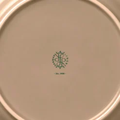 Lyngby Porcelæn Rhombe Earth frokosttallerken clay 2 stk. Ø 23 cm