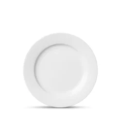 Lyngby Porcelæn Rhombe flad tallerken hvid 23 cm
