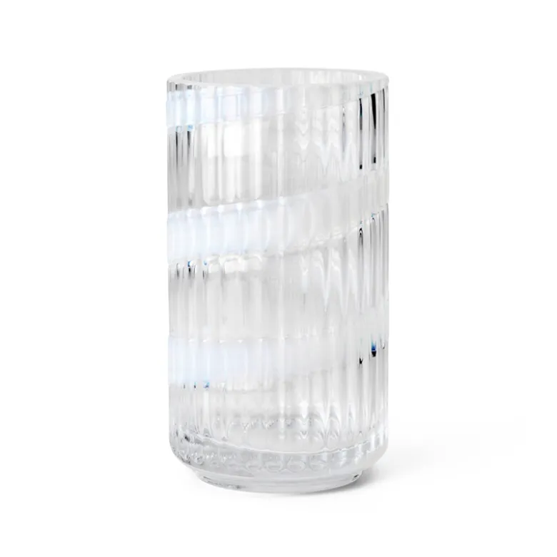 Lyngby Porcelæn Swirl vase hvid H 15,5 cm
