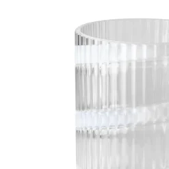 Lyngby Porcelæn Swirl vase hvid H 25 cm