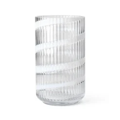 Lyngby Porcelæn Swirl vase hvid H 25 cm