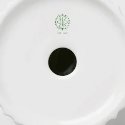 Lyngby Porcelæn Tura lysstage bloklys hvid Ø 15,5 cm