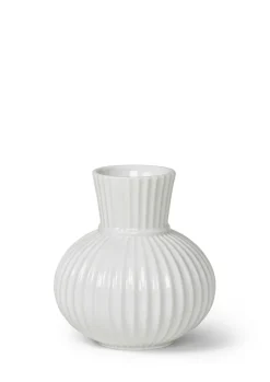 Lyngby Porcelæn Tura vase hvid 14,5 cm