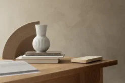 Lyngby Porcelæn Tura vase hvid 18 cm