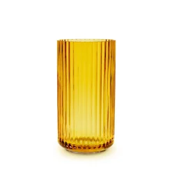 Lyngby Porcelæn vase amber H 15,5 cm