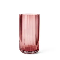 Lyngby Porcelæn vase bordeaux 20,5 cm