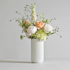 Lyngby Porcelæn Vase 20 cm Hvid