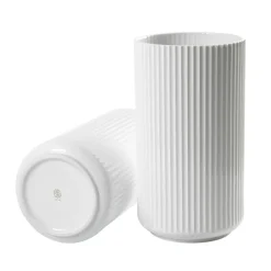Lyngby Porcelæn vase hvid 31 cm