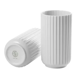 Lyngby Porcelæn vase hvid 15 cm