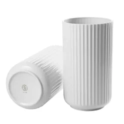 Lyngby Porcelæn vase hvid H 25 cm