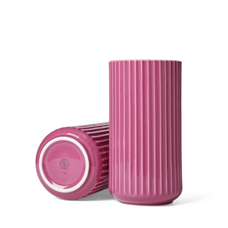 Lyngby Porcelæn vase lilla H 20,5 cm