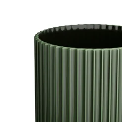 Lyngby porcelæn vase mørk grøn H 31 cm