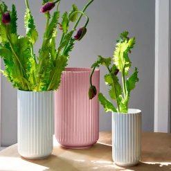 Lyngby Porcelæn vase rosa H 25 cm