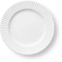 Lyngby tallerken hvid 23,5 cm