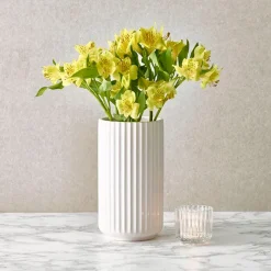 Lyngby vase hvid 20 cm