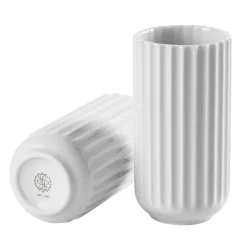Lyngby vase hvid H 10,5 cm