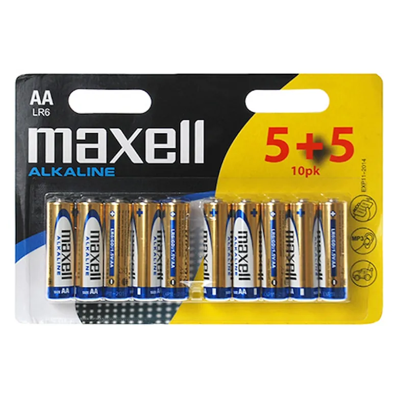 Maxell batterier LR6 AA Alkaline