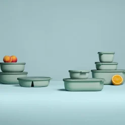 Mepal Cirqula skålesæt med låg lav nordic sage rektangulær