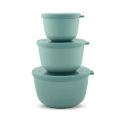 Mepal Cirqula skålesæt med låg 3 stk. nordic green