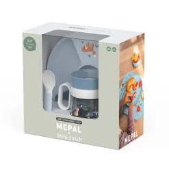 Mepal Mio Forest Friends begyndersæt 3 dele inklusiv rumdeler blå