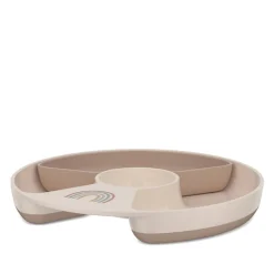 Mepal Mio Sunshine & Rainbow børnetallerken med opdeling hvid Ø 20 cm