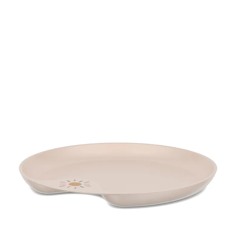 Mepal Mio Sunshine & Rainbow børnetallerken hvid Ø 22 cm
