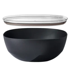 Mepal Silueta serveringskål m. låg nordic black 5 liter