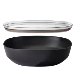 Mepal Silueta serveringsskål m. låg nordic black 4 liter