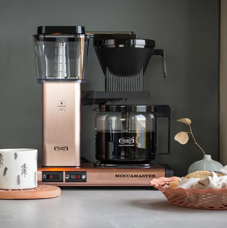 Moccamaster Optio kaffemaskine rose gold 1,25 liter