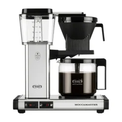 Moccamaster Optio Polished Silver kaffemaskine