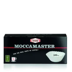 Moccamaster Originale skåleformede kaffefilter hvid 100 stk.