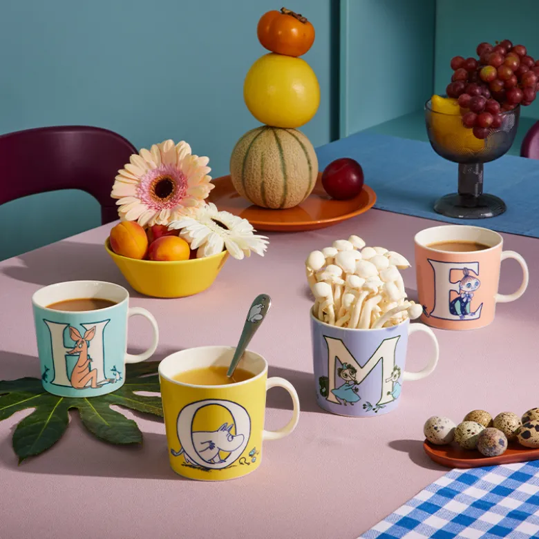Moomin Arabia alfabet krus H 40 cl