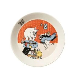 Moomin Arabia Ferieklar tallerken Ø 19 cm