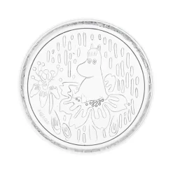 Moomin Arabia glastallerken klar Ø 17 cm