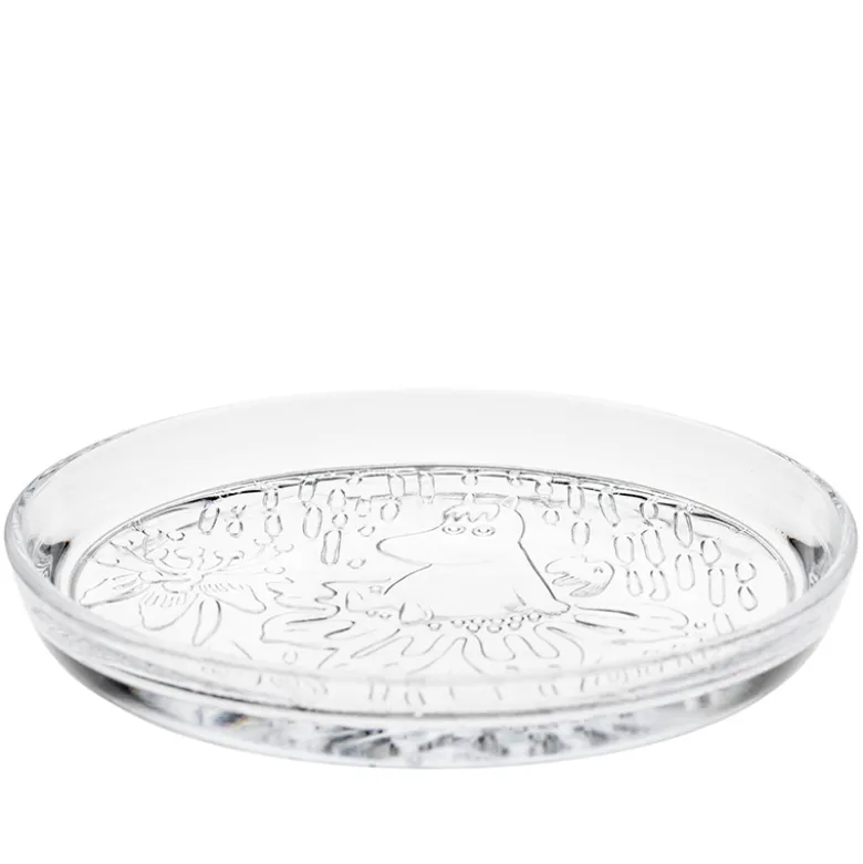 Moomin Arabia glastallerken klar Ø 17 cm