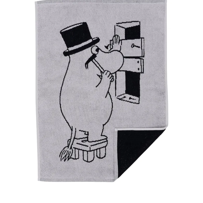 Moomin Arabia håndklæde Mummifar 50x70 cm lysegrå