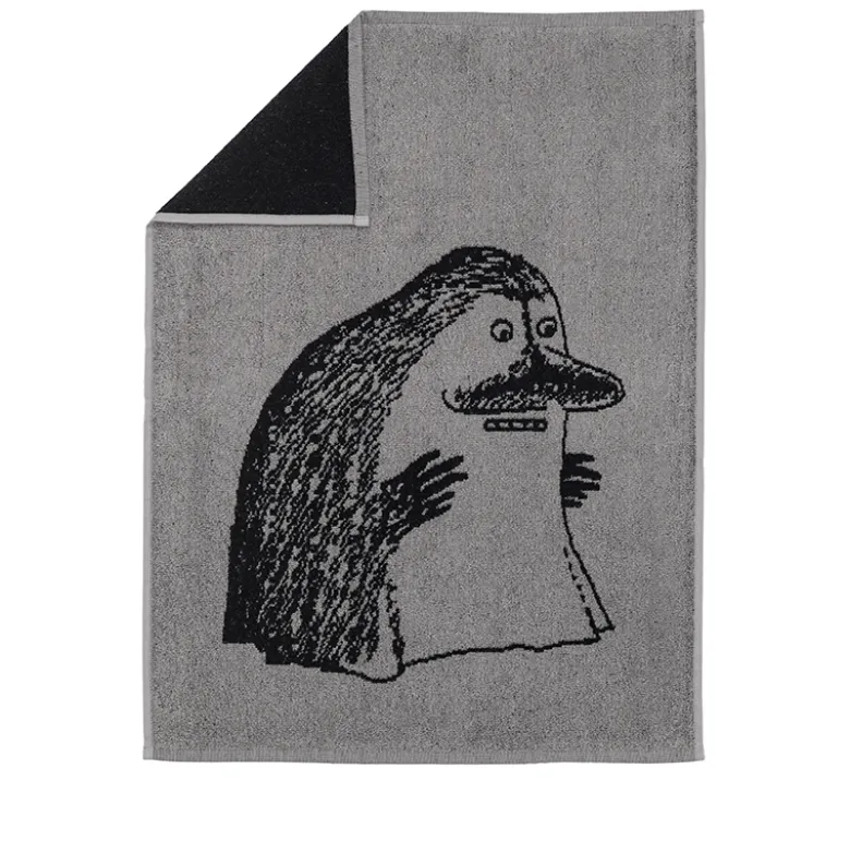 Moomin Arabia håndklæde Murren 50x70 cm lysegrå