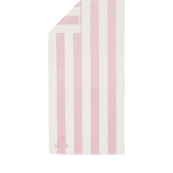 Moomin Arabia håndklæde 70x140 cm rosa muslinger stribet