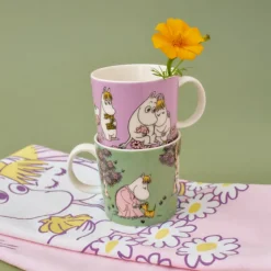 Moomin Arabia Kærester krus lyselilla 30 cl