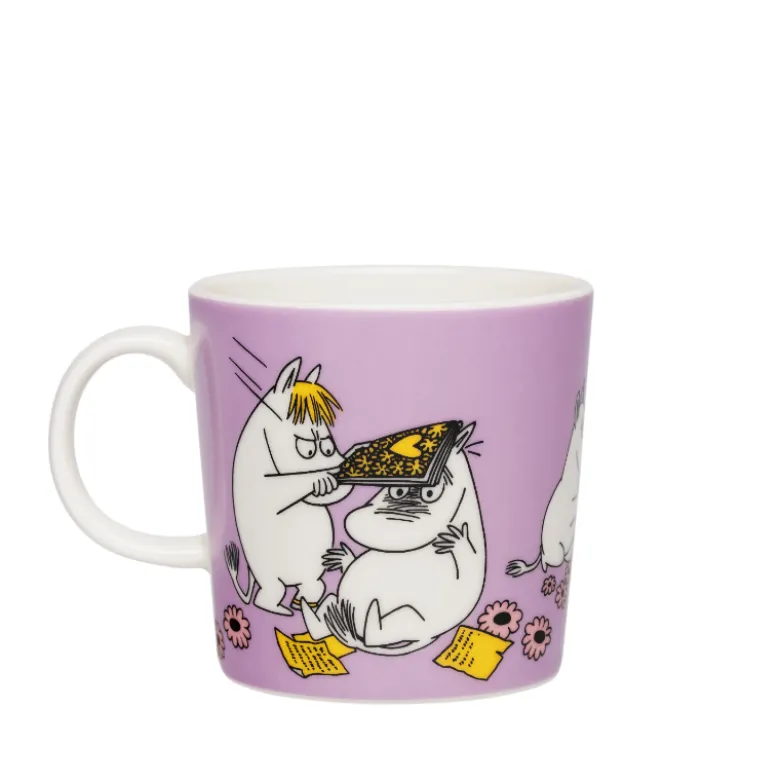 Moomin Arabia Kærester krus lyselilla 30 cl