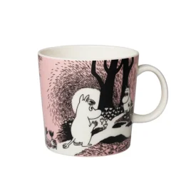 Moomin Arabia Kærlighed krus lyserød 40 cl
