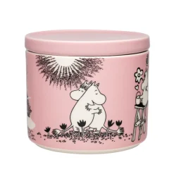 Moomin Arabia Kærlighed 30 års jubilæums krukke lyserød 0,7 liter