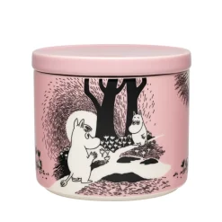 Moomin Arabia Kærlighed 30 års jubilæums krukke lyserød 0,7 liter