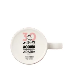 Moomin Arabia Kærlighed 30 års jubilæums krus lyserød 30 cl