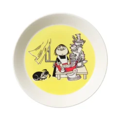 Moomin Arabia Misabel tallerken gul 19 cm