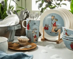 Moomin Arabia Mumi krus Filifjonk lyseblå 30cl