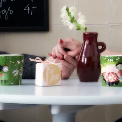 Moomin Arabia Mumi krus Tofslen & Vifslen grøn 30cl