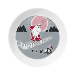 Moomin Arabia Mumitrolden Flytter tallerken grå 19 cm