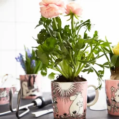 Moomin Arabia Mumitrolden & Snorkfrøkenen krus rosa 30 cl